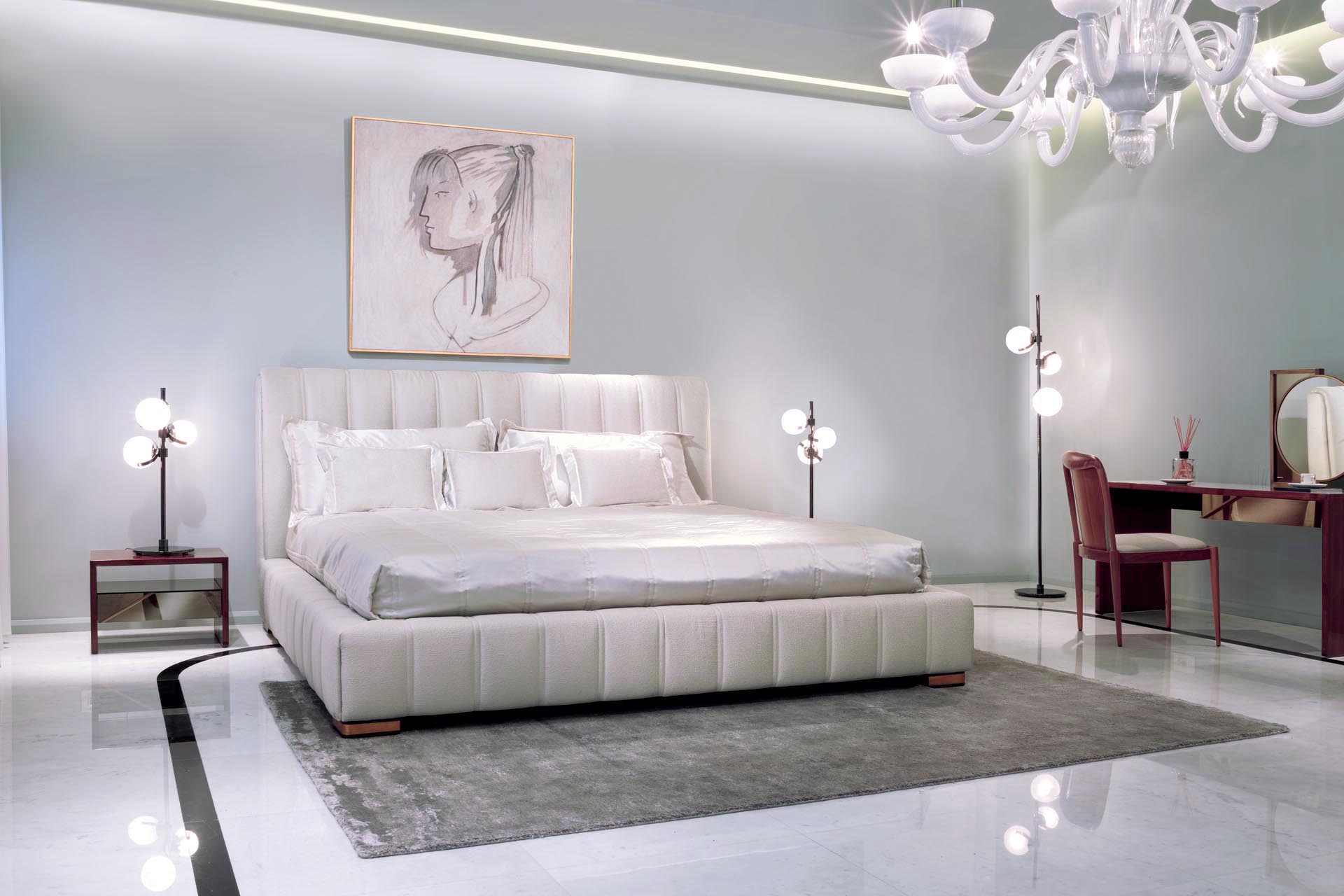 Zanaboni Magritte Elegant Bed In A Contemporary Style With