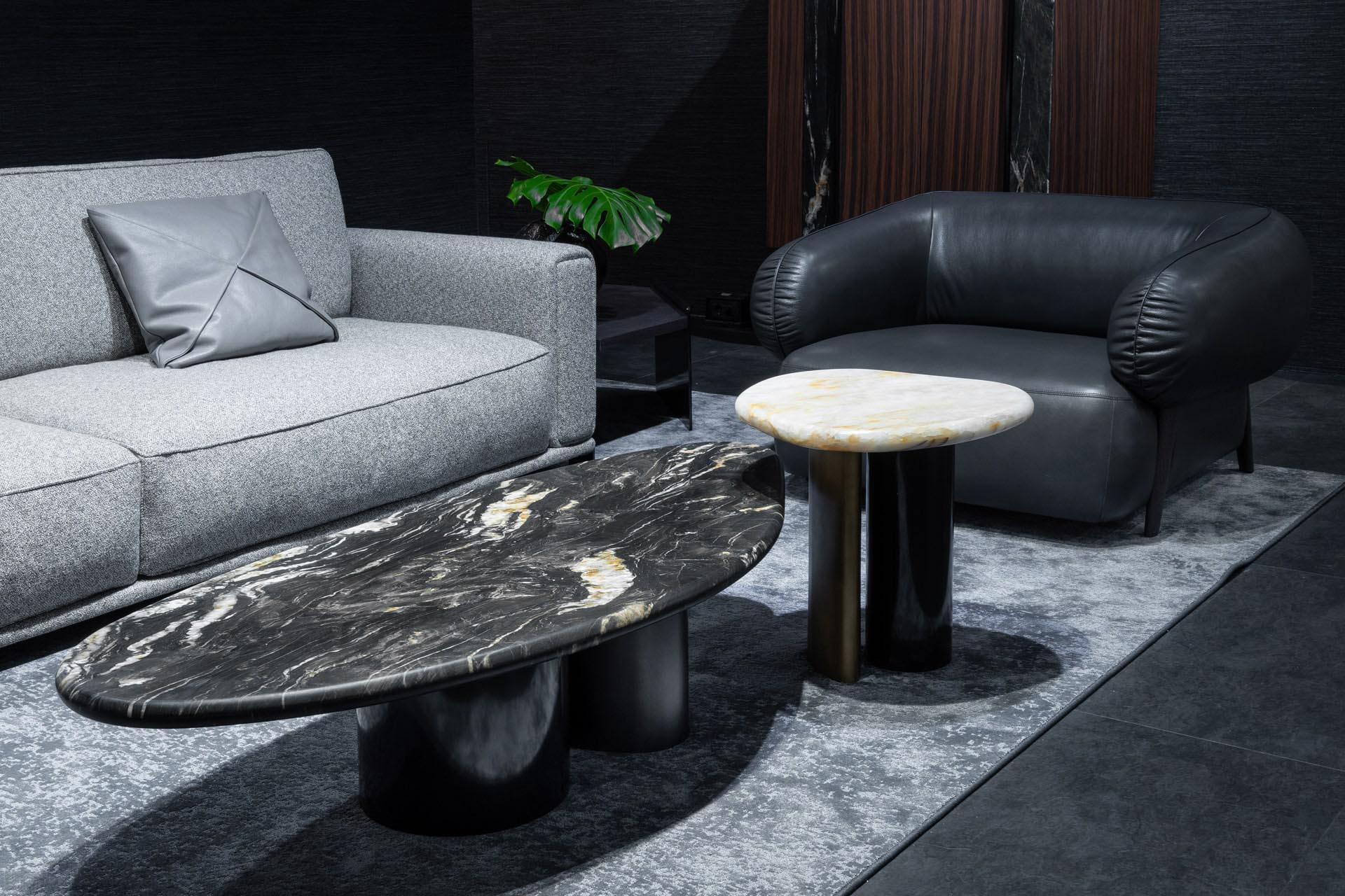 Zanaboni | Marble top coffee table set