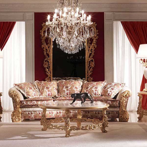 Zanaboni | Elegant sofa with precious gold carvings, from ZANABONI ...